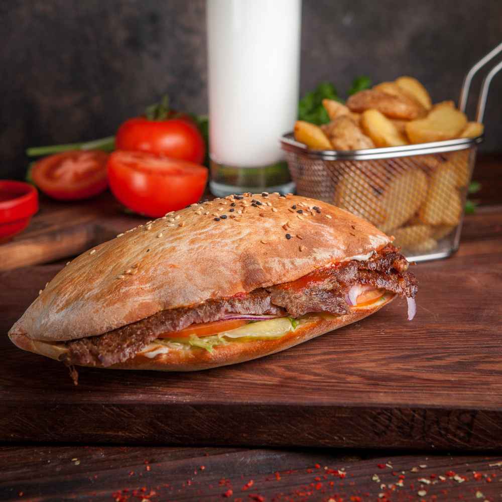 30 cm - Baguette Sandwich - Pork Grill BBQ