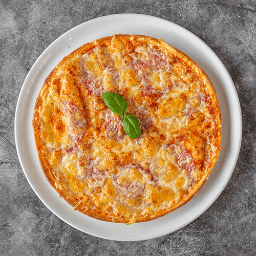 Pizza mit Salami