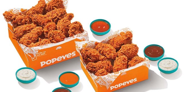 Wings $42.99 ($3.58  per person) Serves 12 